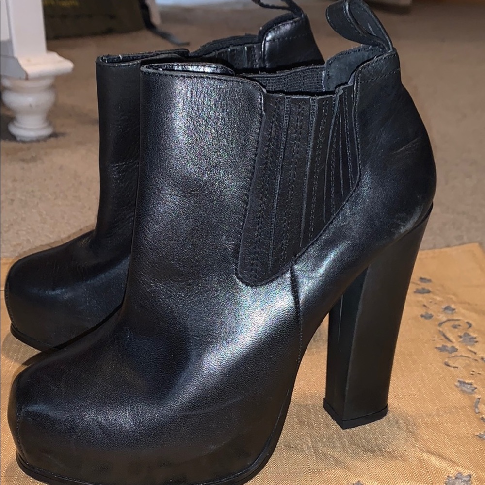 Steve Madden Platform Slip On Booties - image 1